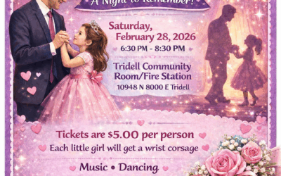 Daddy Daughter Dance Coming Up February 28th At Tridell Community Room