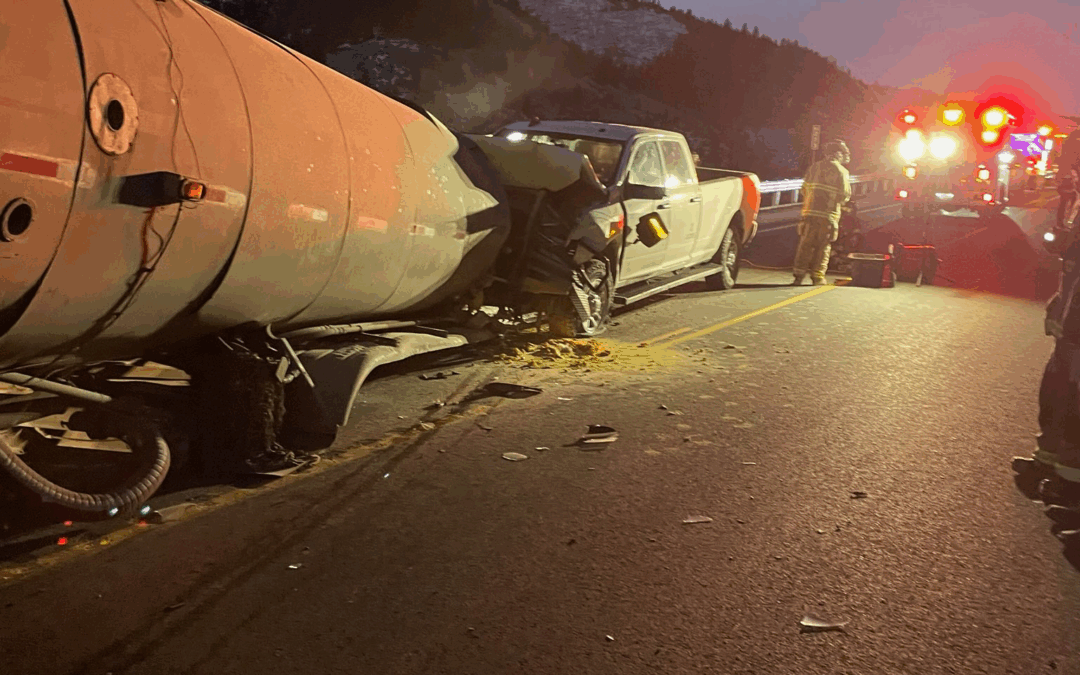 Semi Trailer Detaches And Hits Truck In Oncoming Lane On Highway 191