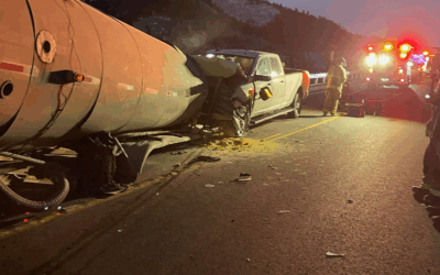 Semi Trailer Detaches And Hits Truck In Oncoming Lane On Highway 191