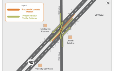UDOT Proposal For Highway 40 And 1500 West Intersection In Vernal 