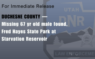 Body Of Missing 67-Year-Old Male Recovered From Starvation Reservoir