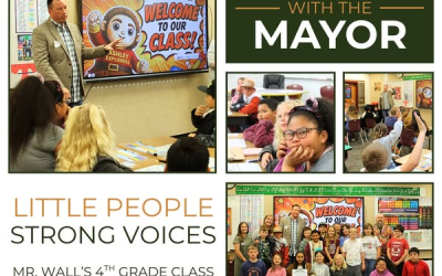 Mayor Corey Foley Visits 4th Grade Class To Recognize Civic Engagement 