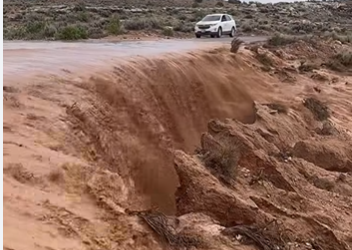 Flash Floods Damage McCoy Flats 