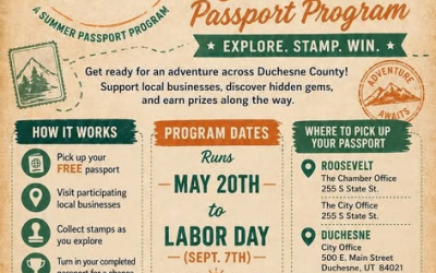 Get Ready For Explore Duchesne County Summer Passport Program