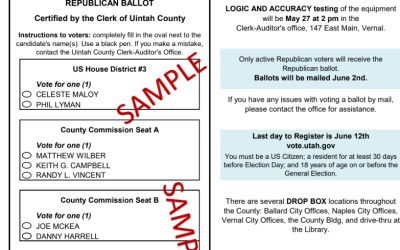 Primary Election One Month Away