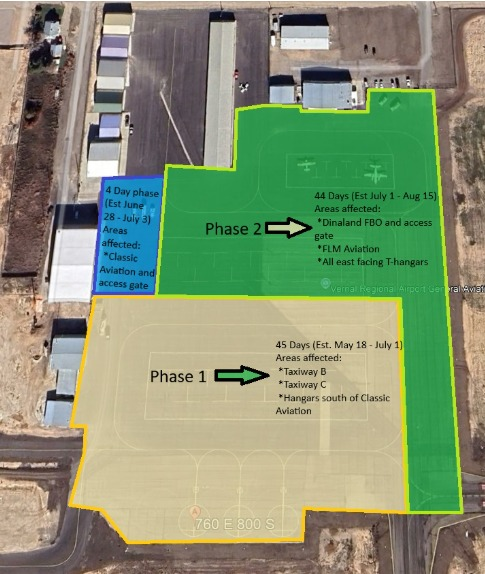 Vernal Regional Airport Announces Project To Replace General Aviation Ramp