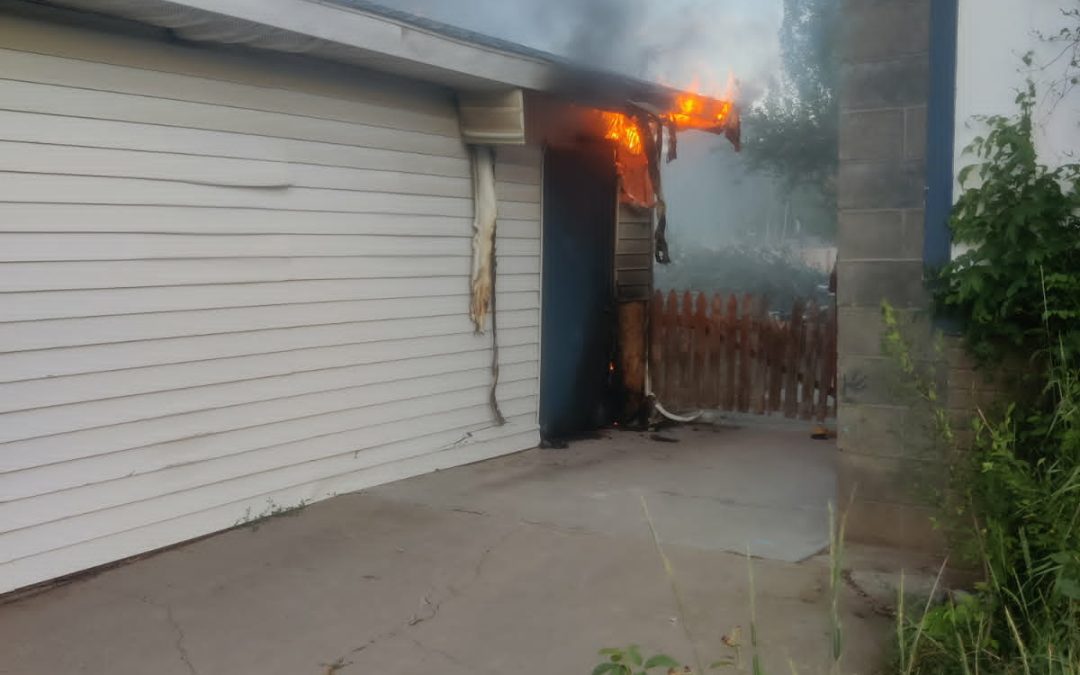 Garage Fire In Vernal A Total Loss