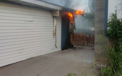 Garage Fire In Vernal A Total Loss