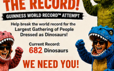 Join Guinness World Record Attempt For Largest Gathering Of Dinosaurs