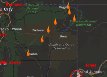 Lightning Strikes On Wednesday Start Wildfires Throughout Northeastern Utah