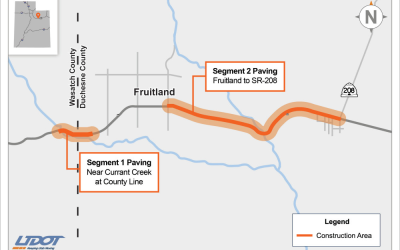 UDOT Construction On Highway 40 Through Fruitland 