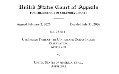 Court Denies Ute Tribe Appeal For 1.5 Million Acres In Northeastern Utah