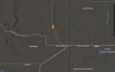 Fire North Of Roosevelt Quickly Contained